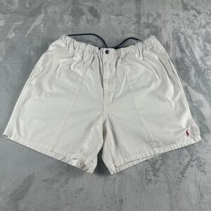 Polo Ralph Lauren Vintage Chino Shorts Mens Extra Large White Preppy Old Money